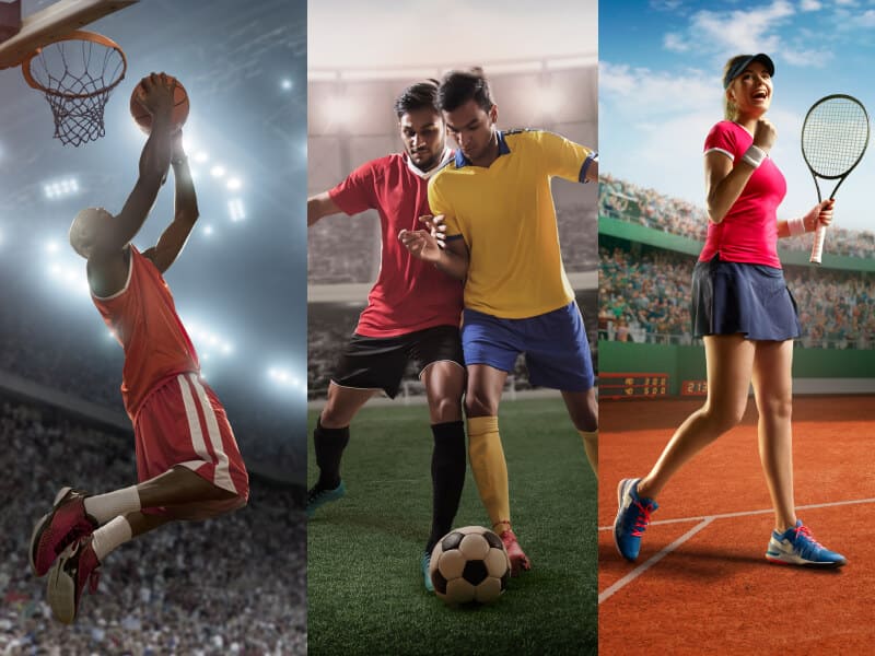 Sports betting action image representing live match moments on 3333bet